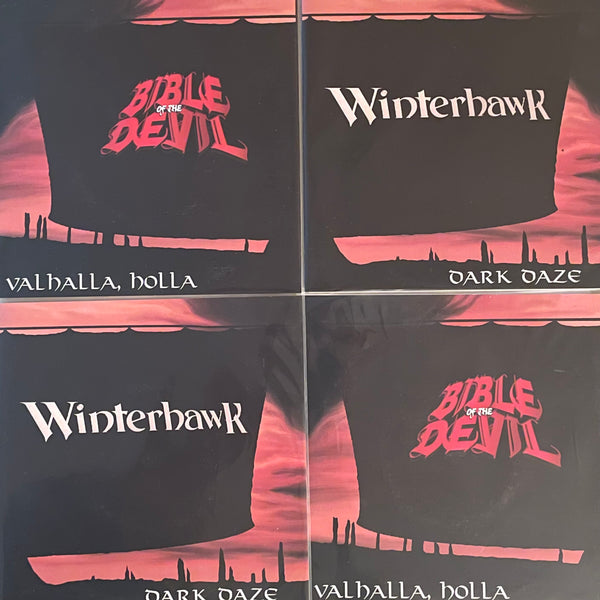 BIBLE OF THE DEVIL / WINTERHAWK split 7”