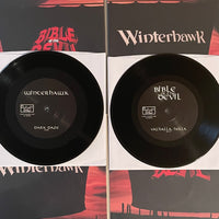 BIBLE OF THE DEVIL / WINTERHAWK split 7”
