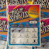 HIGH SPIRITS - Another Night Cassette + 2022 TOUR POSTER